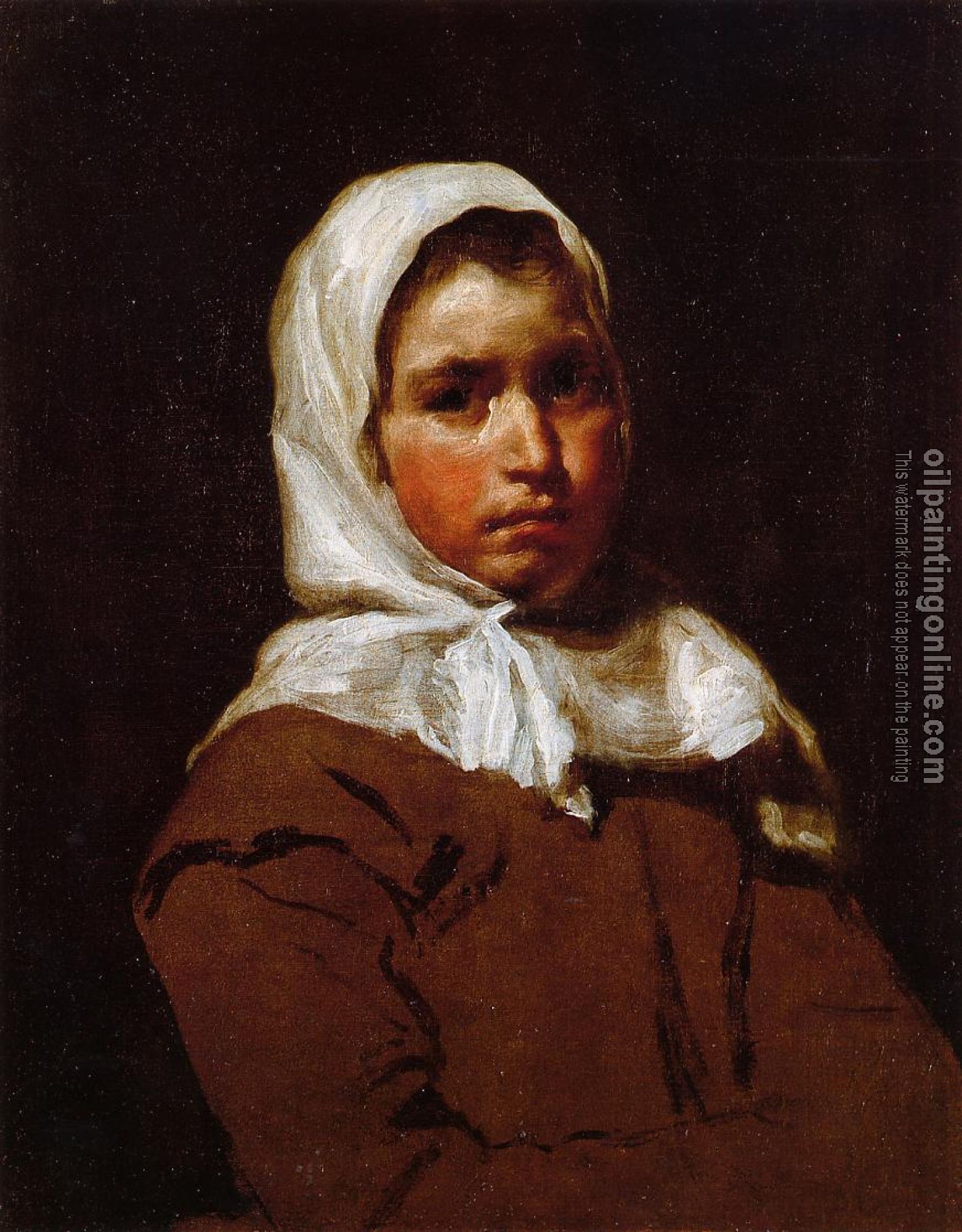 Velazquez, Diego Rodriguez de Silva - Young Peasant Girl